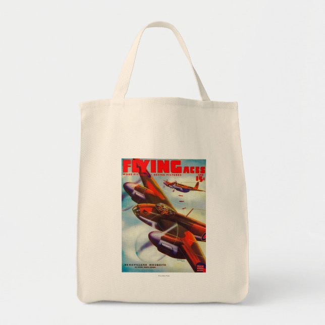 Bolsa Tote Flying Aces Magazine Cobrir 5 (Frente)