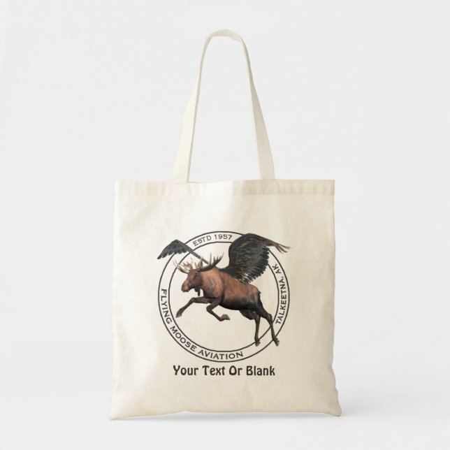 Bolsa Tote Flying Moose Aviation (Frente)