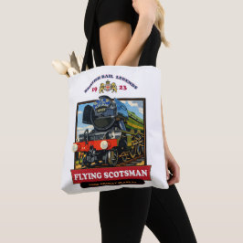 Bolsa Tote Flying Scotsman 4472 Steam Locomotive Retro Poster