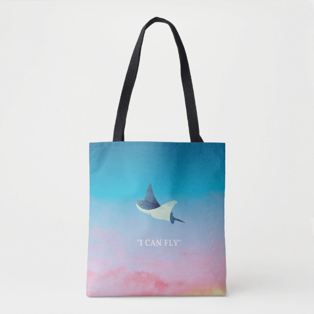 Bolsa Tote Flying Stingray  (Frente)