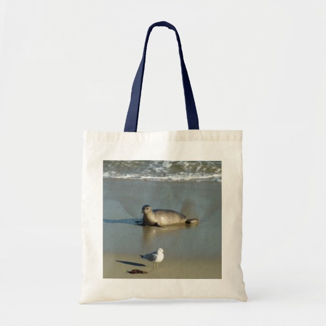 Bolsa Tote Foca-comum em La Jolla Califórnia (Frente)