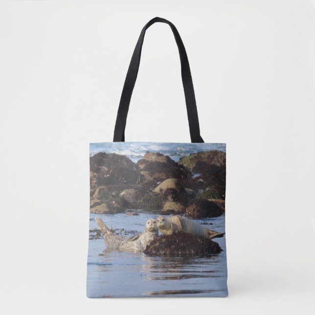 Bolsa Tote Focas-do-porto Posando (Frente)