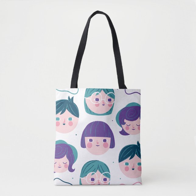 Bolsa tote fofa para ela (Frente)