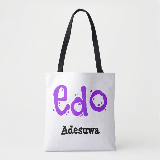 Bolsa Tote Fofo Tribal Edo (Frente)