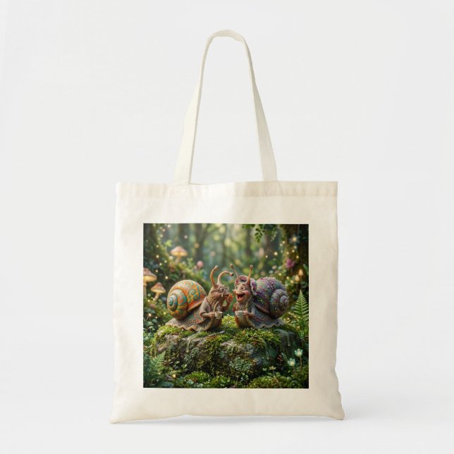 Bolsa Tote Fofocas de Gastrópodes (Frente)