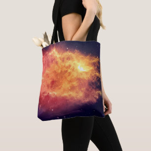 Bolsa Tote Fogo Solar Através do Cosmos