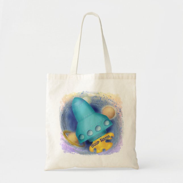 Bolsa Tote Foguete Aquático  (Frente)