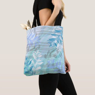 Bolsa Tote Folha botânica moderna do abstrato floral da Tendy