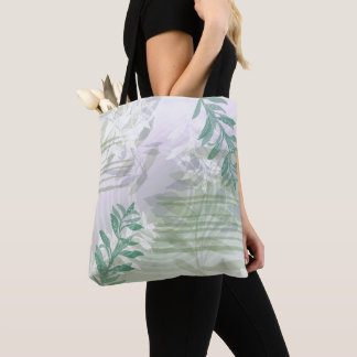 Bolsa Tote Folha botânica moderna do abstrato floral da Tendy