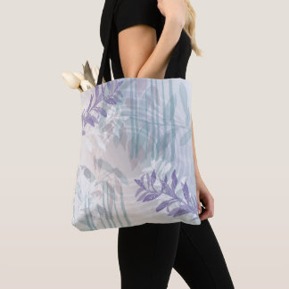 Bolsa Tote Folha botânica moderna do abstrato floral da Tendy