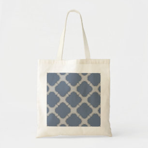 Bolsa Tote Folha de cinza azul