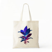 Bolsa Tote Folha de Galáxia Vibrante