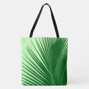Bolsa Tote Folha de palma - esmeralda e verde limão