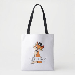 Bolsa Tote Folha De Raposa Cólvora Oh Para A Raposa Sake Sar