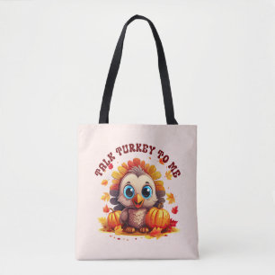 Bolsa Tote Folhagem de Cute e Outono