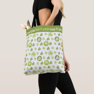 Bolsa Tote Folhagem de Folhas Tropicais