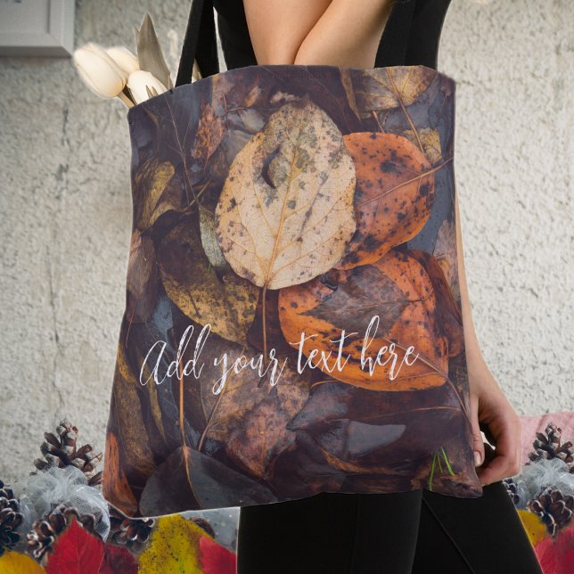 Bolsa Tote Folhagem de queda (Criador carregado)