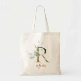 Bolsa Tote Folhagem Foliar Dourada Greenerada Personalizada L