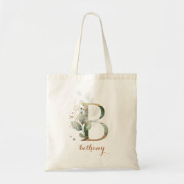 Bolsa Tote Folhagem Foliar Foliar Dourada Greenerada Personal