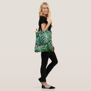 Bolsa Tote Folhagem tropical Verde e Lush