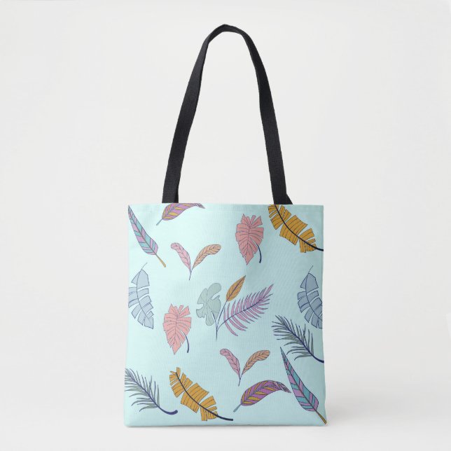 Bolsa Tote Folhas. (Frente)