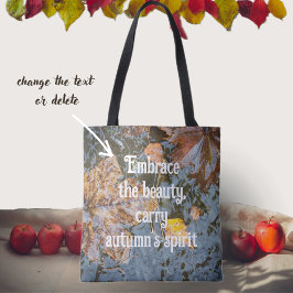 Bolsa Tote Folhas amarelas no riacho