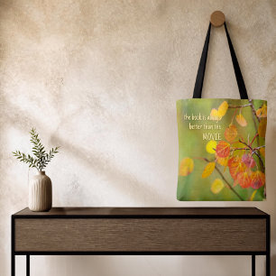 Bolsa Tote Folhas Coloridas de Aspen no Outono Substituíveis