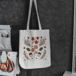 Bolsa Tote Folhas da Estação do outono