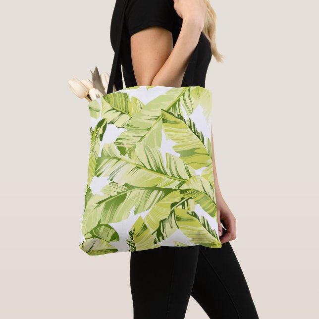 Bolsa Tote Folhas de Banana 4 (Close Up)