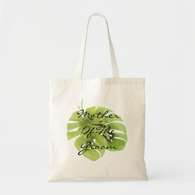 Bolsa Tote Folhas de Monstera (Frente)