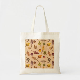 Bolsa Tote Folhas de outono e Bolotas