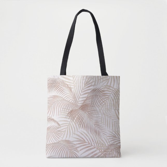 Bolsa Tote Folhas de Palm (Frente)