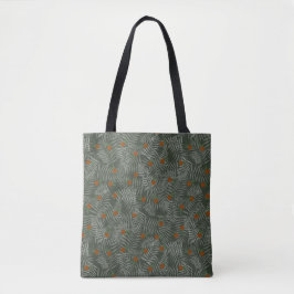 Bolsa Tote Folhas de Palma e Laranjas