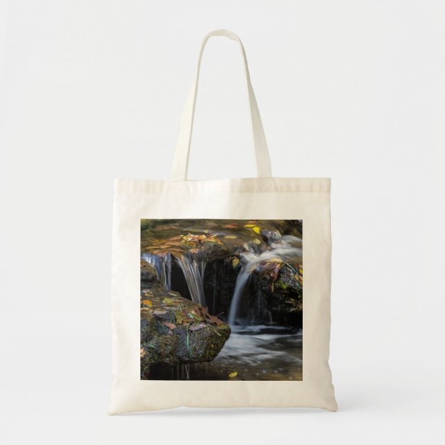 Bolsa Tote Folhas E Quedas De Água (Frente)