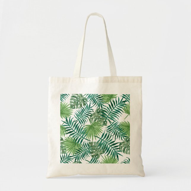 Bolsa Tote Folhas Tropicais (Frente)