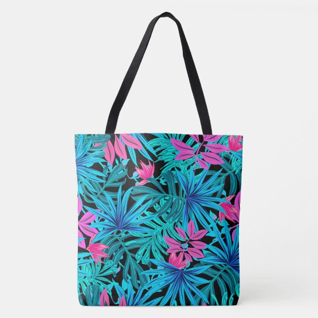 Bolsa Tote Folhas Tropicais (Frente)