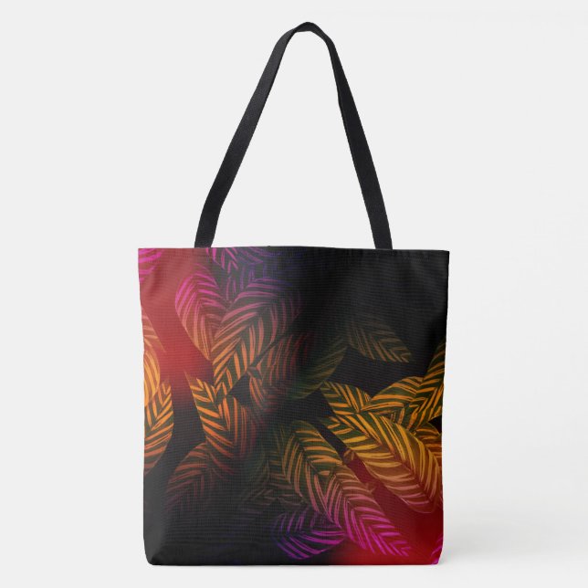 Bolsa Tote Folhas tropicais (Frente)