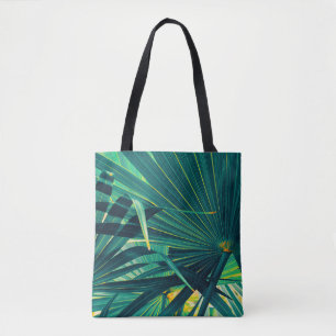 Bolsa Tote Folhas tropicais de palmeira