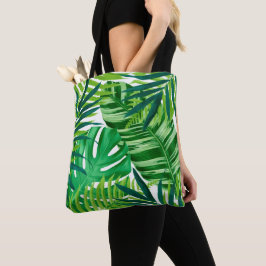 Bolsa Tote Folhas tropicais verdes