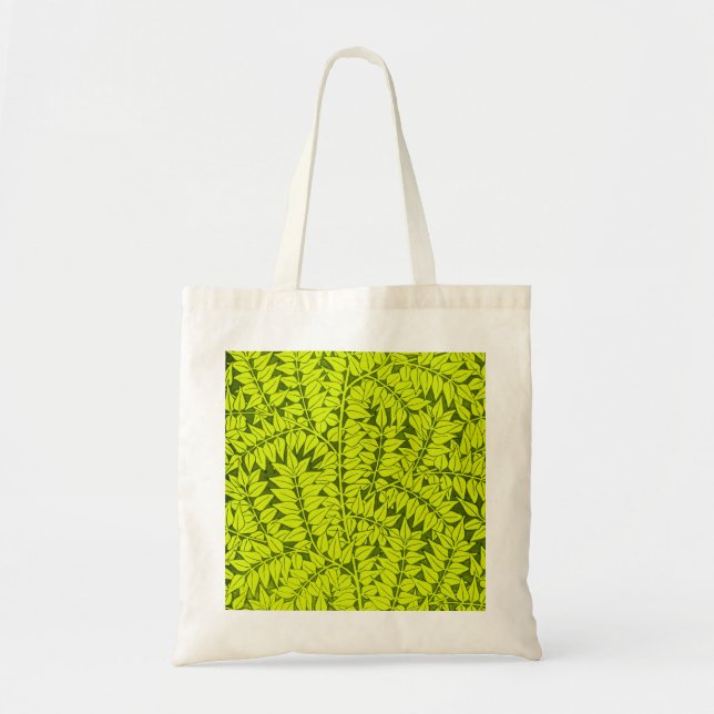 Bolsa Tote Folhas verdes (Frente)