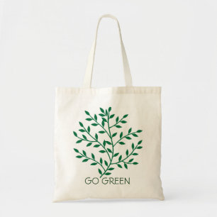 Bolsa Tote Folhas verdes folha verde folha de oliveira verde
