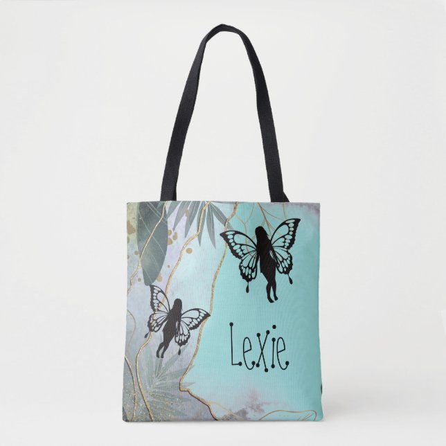 Bolsa Tote Foliage Fantasy Fairies (Frente)