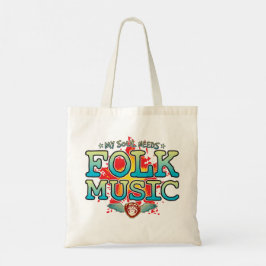 Bolsa Tote Folk Music Soul Tote Bag