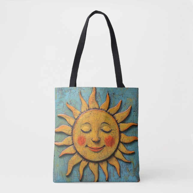 Bolsa Tote Folksy Sun (Frente)