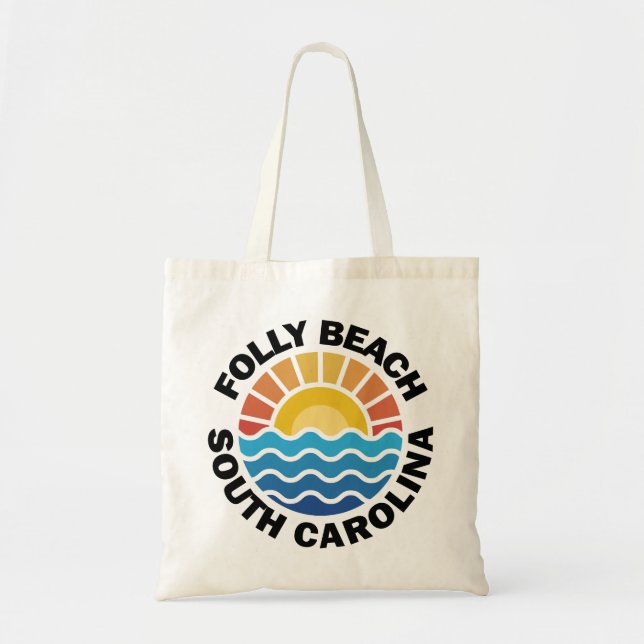 Bolsa Tote Folly Beach, Carolina do Sul (Frente)
