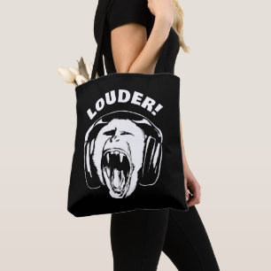 Bolsa Tote Fones de ouvido Mackey Loud Music Lover