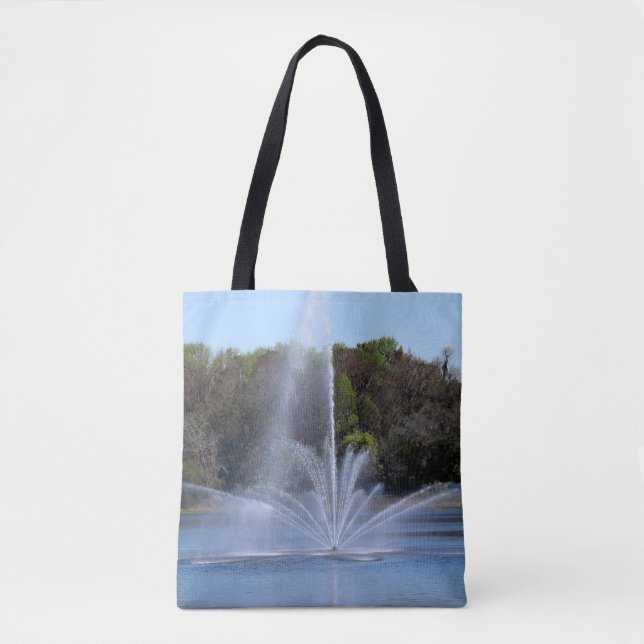 Bolsa Tote Fonte Em Um Lago (Frente)