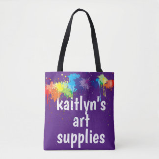 Bolsa Tote Fonte personalizada bonito da arte