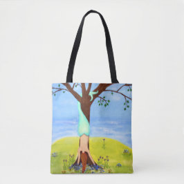 Bolsa Tote Fora da arte da sereia da água