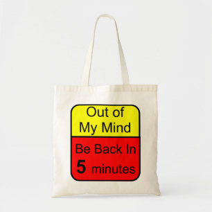 Bolsa Tote Fora de minha mente